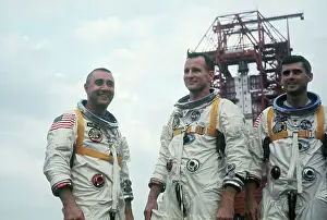 Edward H Prints: Portrait of the Apollo 1 Astronauts