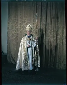 Archbishop Prints: Portrait of Archbishop Geoffrey Fisher