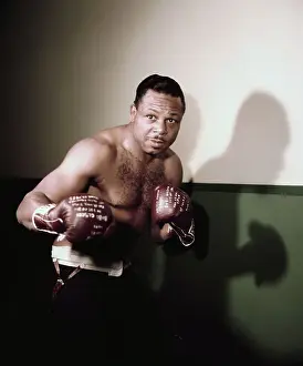 Portrait of Archie Moore Boxing
