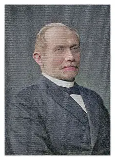 Legends And Icon Prints: Portrait of Arnold Heinrich Albert von Maybach (1822-1904) German lawyer