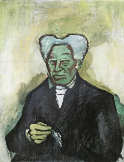 Czechia Prints: Portrait of Arthur Schopenhauer, 1908
