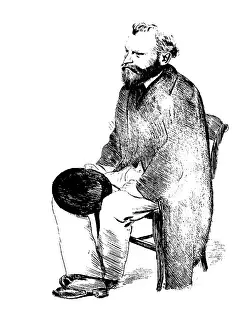 Painter Prints: Portrait of the artist Édouard Manet, 1861. Artist: Edgar Degas