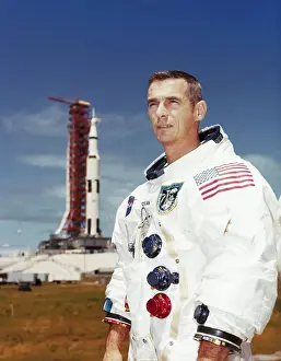 Portrait of Astronaut Eugene Cernan