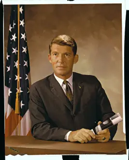 Walter M Prints: Portrait of Astronaut Walter M Schirra Jr