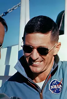 William A Prints: Portrait of Astronaut William Anders