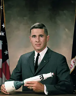 William A Prints: Portrait of Astronaut William A Anders