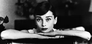 Prints of Portrait of British actress Audrey Hepburn (1929 - 1993), 1955. (Photo by George Daniell/Photo Researchers History/Getty Images) Elegance Personified – A Classic Art Print Collection: Portrait Of Audrey Hepburn