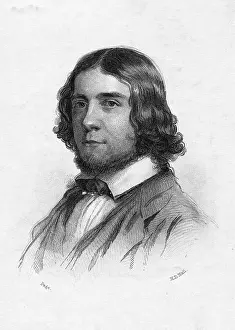 Portrait of Author James Russel Lowell