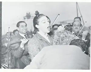 Portrait of Ava Gardner Singing
