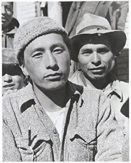 Bolivia Prints: Portrait of Aymara Indian in Headdress