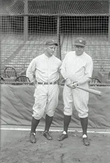 Portrait of Babe Ruth and Lou Gehrig