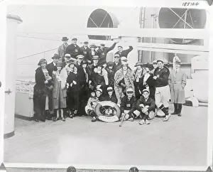 Emil Meusel Prints: Portrait of Baseball Big Leaguers Posing as Group