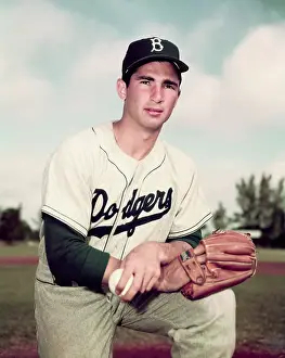 Portrait of Baseball Player Sandy Koufax
