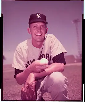 Portrait of Baseball Player Tom Morgan
