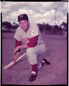 Portrait of Baseball Player Wally Post