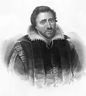 Lace Prints: Portrait of Ben Jonson
