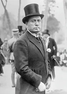 Rome Prints: Portrait of Benito Mussolini