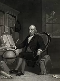 Benjamin Franklin (1706-1790) Gallery: Portrait of Benjamin Franklin