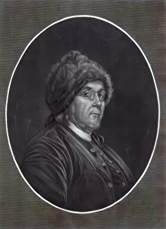 Portrait of Benjamin Franklin, Founding Father of the USA