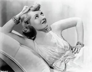 Portrait of Bette Davis Lounging