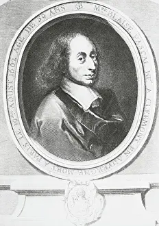 Philosophy Prints: Portrait of Blaise Pascal