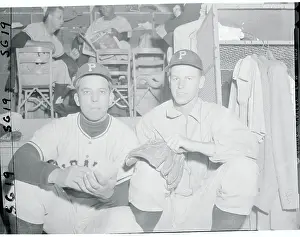 Pittsburgh Prints: Portrait of Bobby Bragan and Dick Hall