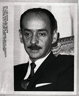 Bolivia Prints: Portrait of Bolivian President Hugo Banzer