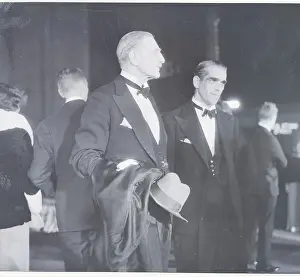 Portrait of Boris Karloff and C. Aubrey Smith