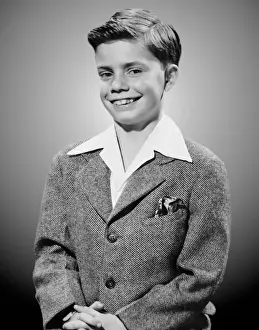 Portrait of boy indoor