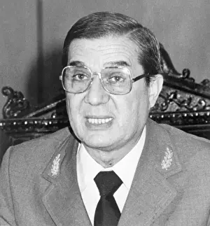 Portrait of Brigadier General Basilio Lami Dozo Smiling