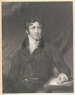 Portrait of British Poet Thomas Campbell