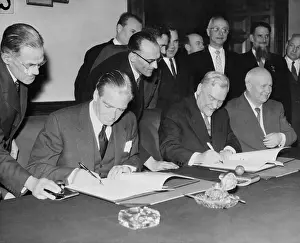 Portrait of British and Soviet Dignitaries