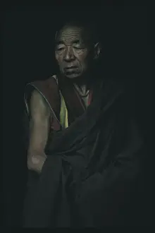 Lhasa Prints: Portrait of Buddhist Monk