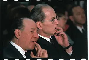 Byron R Prints: Portrait of Byron White and Abe Fortas