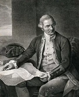 Images Dated 26th April 2019: Portrait of Captain James Cook