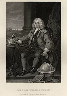 Images Dated 31st May 2018: Portrait of Captain Thomas Coram by William Hogarth