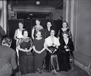 Georgia Okeeffe Prints: Portrait of Career Women at Tribute Dinner