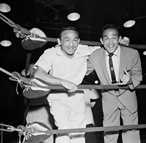 Portrait of Carmen Basilio and Willie Pep