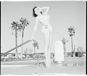 Portrait of Carol Allen in Bathing Suit