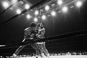 Portrait of Cassius Clay Boxing Charlie Powell
