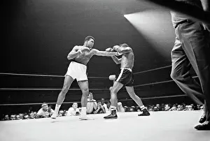 Portrait of Cassius Clay Boxing Floyd Patterson