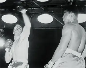 Wembley Prints: Portrait of Cassius Clay and Henry Cooper