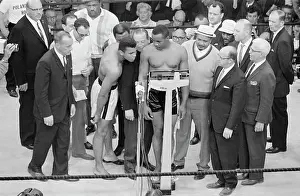 Portrait of Cassius Clay and Sonny Liston
