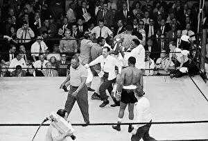 Portrait of Cassius Clay and Sonny Liston