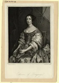 Portrait of Catherine of Braganzal by Benjamin Holl