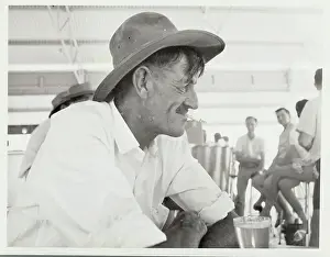 Western Australia Prints: Portrait of Champion Shearer Jim Gibson