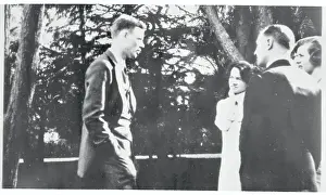 Portrait of Charles and Anne Lindbergh at Embassy
