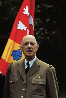 Quebec City Prints: Portrait of Charles de Gaulle