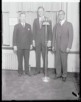 Portrait of Charles Lindbergh with Others
