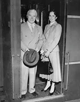 Portrait of Charlie and Oona Chaplin